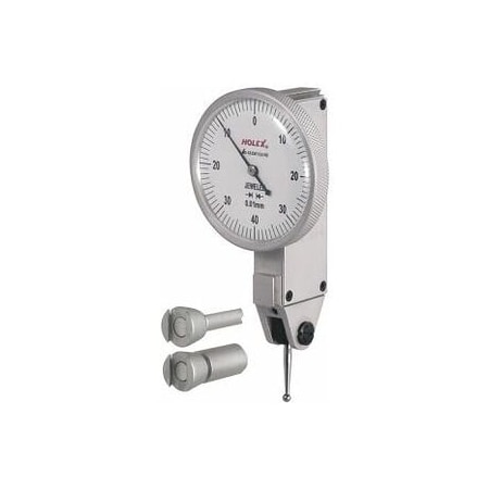 Holex Lever Dial Indicator, Contact Point Length: 13.5 mm, Measuring Range/Body Diameter: 0.4/40 mm 436341 0,4/40
